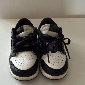 Nike Jordan Kids Black White and brown Sneakers
